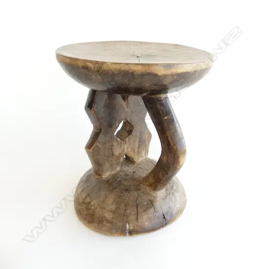 An old African tribal stool,